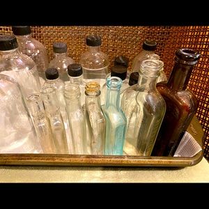 Vintage medicine bottles
